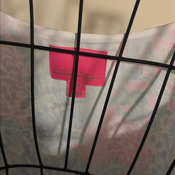 Lilly  pulitzer Floral sun dress  Dress in Blue and Pink - Picture 2 of 3